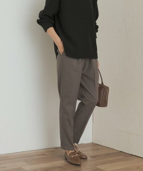 URBAN RESEARCH DOORS / アーバンリサーチ ドアーズ その他パンツ | ツイルストレッチテーパードイージーパンツ | 詳細5
