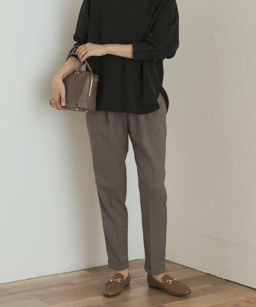 URBAN RESEARCH DOORS / アーバンリサーチ ドアーズ その他パンツ | ツイルストレッチテーパードイージーパンツ | 詳細6