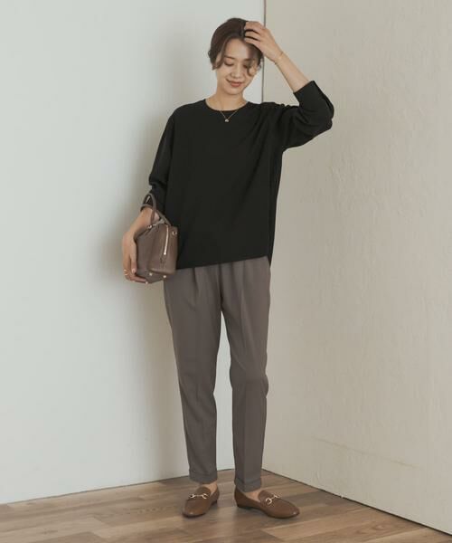 URBAN RESEARCH DOORS / アーバンリサーチ ドアーズ その他パンツ | ツイルストレッチテーパードイージーパンツ | 詳細7