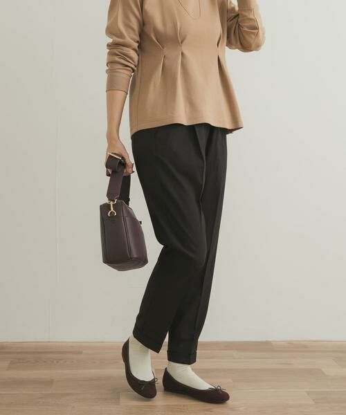 URBAN RESEARCH DOORS / アーバンリサーチ ドアーズ その他パンツ | ツイルストレッチテーパードイージーパンツ | 詳細20