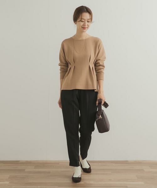 URBAN RESEARCH DOORS / アーバンリサーチ ドアーズ その他パンツ | ツイルストレッチテーパードイージーパンツ | 詳細21