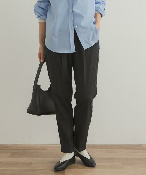 URBAN RESEARCH DOORS / アーバンリサーチ ドアーズ その他パンツ | ツイルストレッチテーパードイージーパンツ | 詳細24