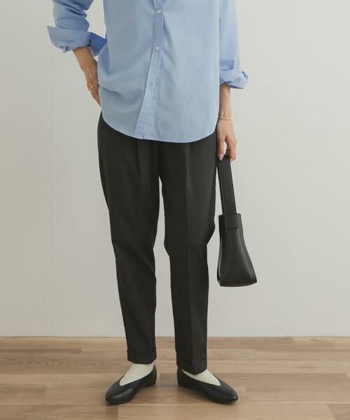 URBAN RESEARCH DOORS / アーバンリサーチ ドアーズ その他パンツ | ツイルストレッチテーパードイージーパンツ | 詳細25
