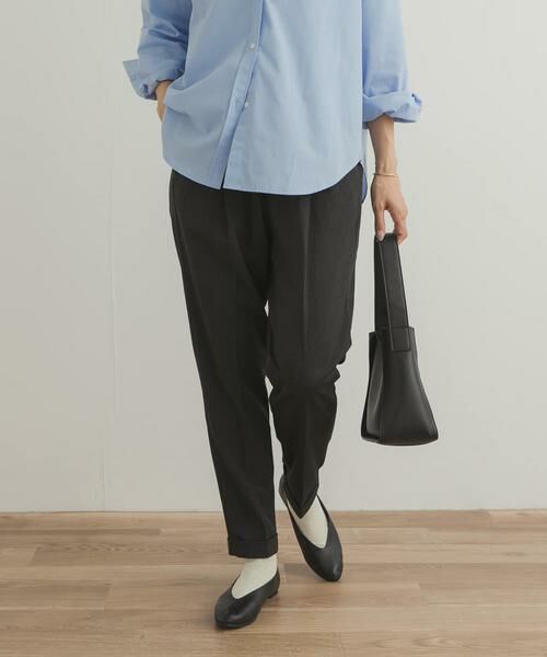 URBAN RESEARCH DOORS / アーバンリサーチ ドアーズ その他パンツ | ツイルストレッチテーパードイージーパンツ | 詳細26