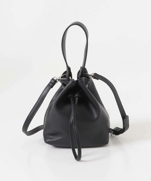 URBAN RESEARCH DOORS / アーバンリサーチ ドアーズ ショルダーバッグ | 2WAYシボ巾着ショルダーバッグ | 詳細11