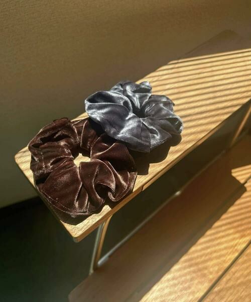 URBAN RESEARCH DOORS / アーバンリサーチ ドアーズ ヘアゴム・シュシュ | ベロアリボンシュシュ | 詳細4