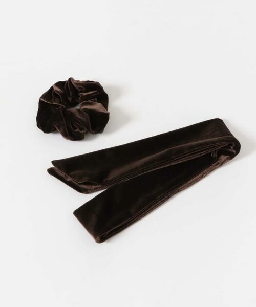 URBAN RESEARCH DOORS / アーバンリサーチ ドアーズ ヘアゴム・シュシュ | ベロアリボンシュシュ | 詳細7