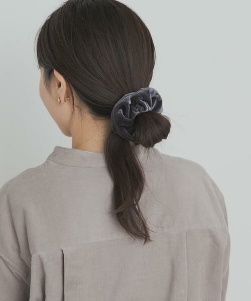 URBAN RESEARCH DOORS / アーバンリサーチ ドアーズ ヘアゴム・シュシュ | ベロアリボンシュシュ | 詳細9