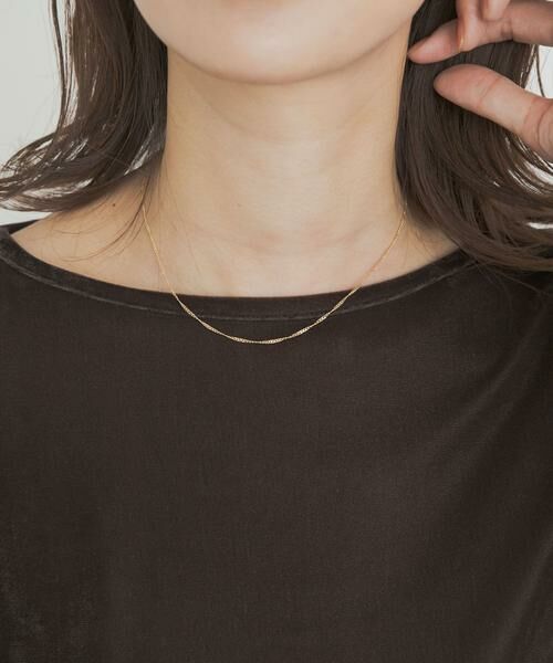 URBAN RESEARCH DOORS / アーバンリサーチ ドアーズ ネックレス・ペンダント・チョーカー | ツイストチェーンショートネックレス | 詳細1