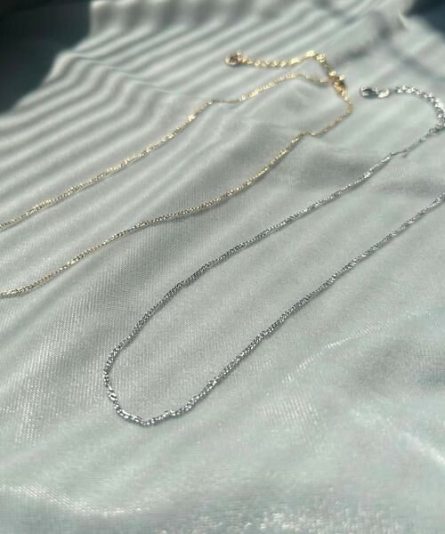 URBAN RESEARCH DOORS / アーバンリサーチ ドアーズ ネックレス・ペンダント・チョーカー | ツイストチェーンショートネックレス | 詳細3