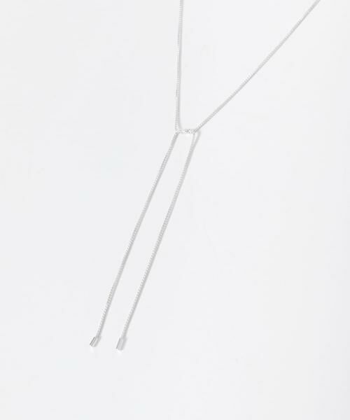 URBAN RESEARCH DOORS/アーバンリサーチ ドアーズ ノットロングネックレス シルバー one