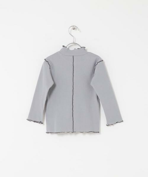 URBAN RESEARCH DOORS / アーバンリサーチ ドアーズ トップス | 『WEB/一部店舗限定サイズ』メローフリルリブハイネックTシャツ(KIDS) | 詳細6