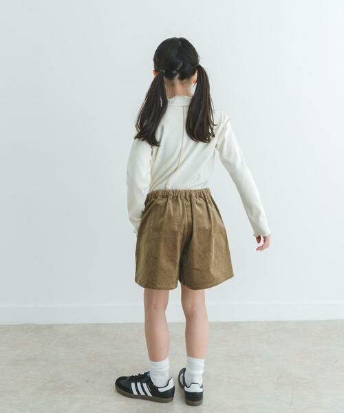 URBAN RESEARCH DOORS / アーバンリサーチ ドアーズ トップス | 『WEB/一部店舗限定サイズ』メローフリルリブハイネックTシャツ(KIDS) | 詳細21