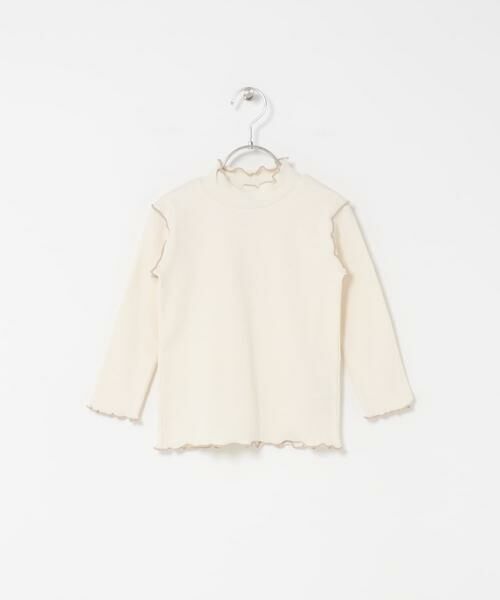URBAN RESEARCH DOORS / アーバンリサーチ ドアーズ トップス | 『WEB/一部店舗限定サイズ』メローフリルリブハイネックTシャツ(KIDS) | 詳細22