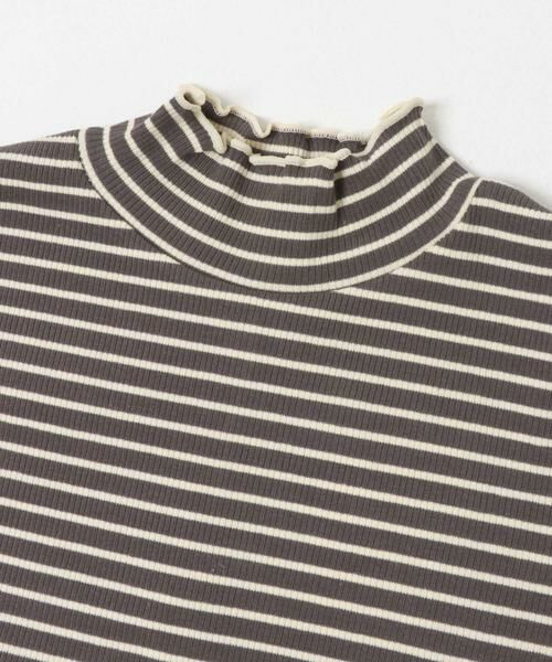 URBAN RESEARCH DOORS / アーバンリサーチ ドアーズ トップス | 『WEB/一部店舗限定サイズ』ボーダーフリルリブハイネック(KIDS) | 詳細14