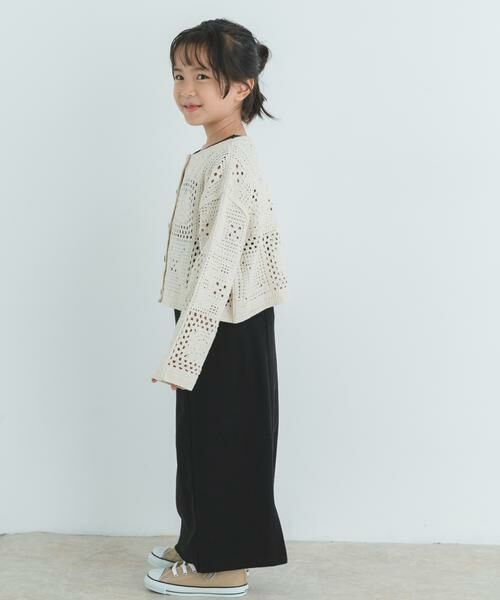 URBAN RESEARCH DOORS / アーバンリサーチ ドアーズ カーディガン・ボレロ | 『親子リンク』2WAYクロシェカーディガン(KIDS) | 詳細6