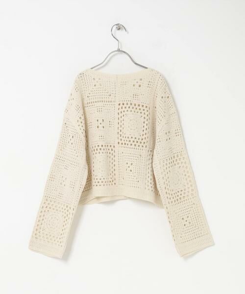 URBAN RESEARCH DOORS / アーバンリサーチ ドアーズ カーディガン・ボレロ | 『WEB/一部店舗限定サイズ』2WAYクロシェカーディガン(KIDS) | 詳細10