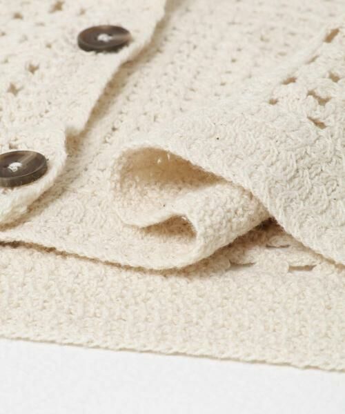 URBAN RESEARCH DOORS / アーバンリサーチ ドアーズ カーディガン・ボレロ | 『WEB/一部店舗限定サイズ』2WAYクロシェカーディガン(KIDS) | 詳細11