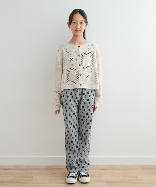 URBAN RESEARCH DOORS / アーバンリサーチ ドアーズ カーディガン・ボレロ | 『WEB/一部店舗限定サイズ』2WAYクロシェカーディガン(KIDS) | 詳細4