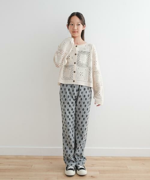 URBAN RESEARCH DOORS / アーバンリサーチ ドアーズ カーディガン・ボレロ | 『WEB/一部店舗限定サイズ』2WAYクロシェカーディガン(KIDS) | 詳細6