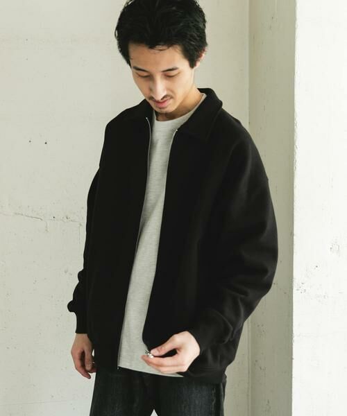 URBAN RESEARCH DOORS / アーバンリサーチ ドアーズ ブルゾン | 裏起毛スウェットジップブルゾン | 詳細2