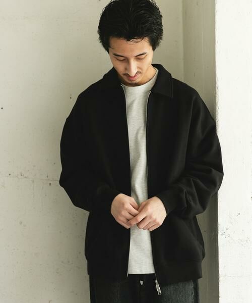 URBAN RESEARCH DOORS / アーバンリサーチ ドアーズ ブルゾン | 裏起毛スウェットジップブルゾン | 詳細4