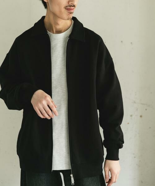 URBAN RESEARCH DOORS / アーバンリサーチ ドアーズ ブルゾン | 裏起毛スウェットジップブルゾン | 詳細5