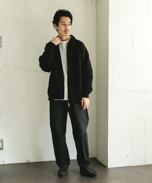 URBAN RESEARCH DOORS / アーバンリサーチ ドアーズ ブルゾン | 裏起毛スウェットジップブルゾン | 詳細6