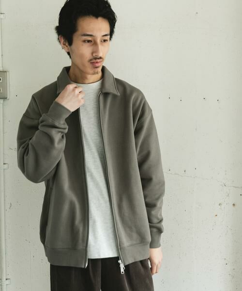 URBAN RESEARCH DOORS / アーバンリサーチ ドアーズ ブルゾン | 裏起毛スウェットジップブルゾン | 詳細22