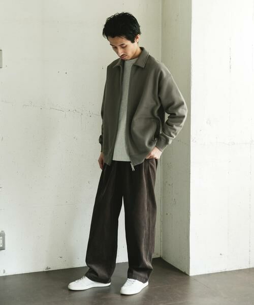 URBAN RESEARCH DOORS / アーバンリサーチ ドアーズ ブルゾン | 裏起毛スウェットジップブルゾン | 詳細25