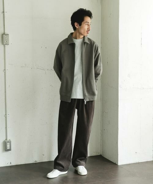 URBAN RESEARCH DOORS / アーバンリサーチ ドアーズ ブルゾン | 裏起毛スウェットジップブルゾン | 詳細26