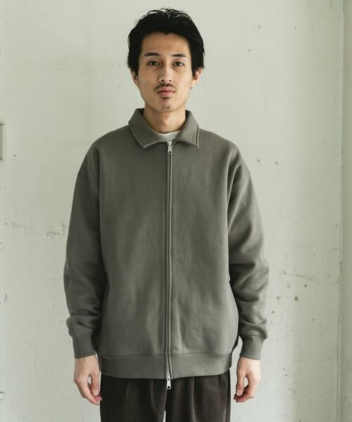 URBAN RESEARCH DOORS / アーバンリサーチ ドアーズ ブルゾン | 裏起毛スウェットジップブルゾン | 詳細27