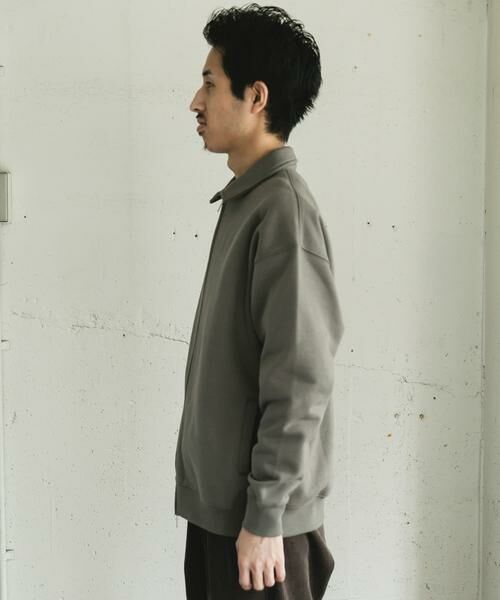 URBAN RESEARCH DOORS / アーバンリサーチ ドアーズ ブルゾン | 裏起毛スウェットジップブルゾン | 詳細28