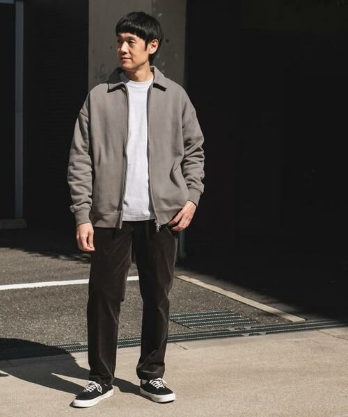 URBAN RESEARCH DOORS / アーバンリサーチ ドアーズ ブルゾン | 裏起毛スウェットジップブルゾン | 詳細17