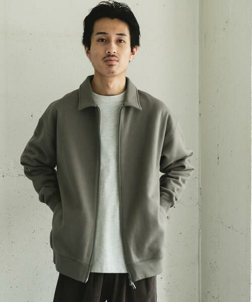 URBAN RESEARCH DOORS / アーバンリサーチ ドアーズ ブルゾン | 裏起毛スウェットジップブルゾン | 詳細21