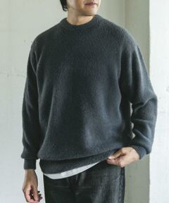 URBAN RESEARCH DOORS / アーバンリサーチ ドアーズ ニット・セーター | メランジシャギー クルーネックニット