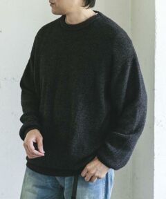 URBAN RESEARCH DOORS / アーバンリサーチ ドアーズ ニット・セーター | メランジシャギー クルーネックニット