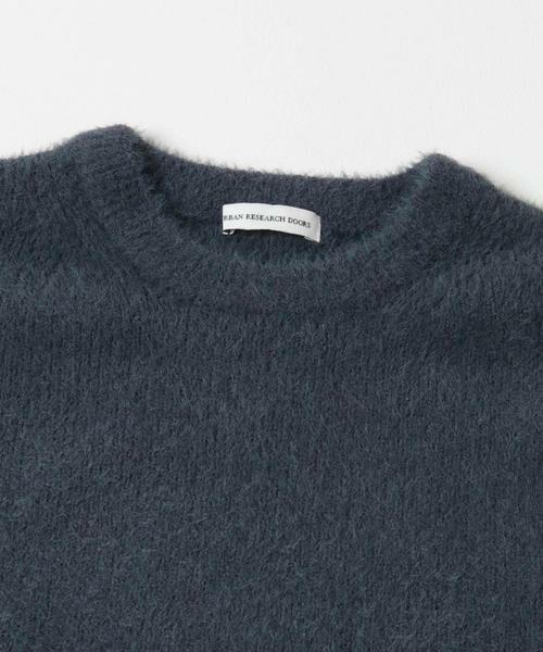 URBAN RESEARCH DOORS / アーバンリサーチ ドアーズ ニット・セーター | メランジシャギー クルーネックニット | 詳細14