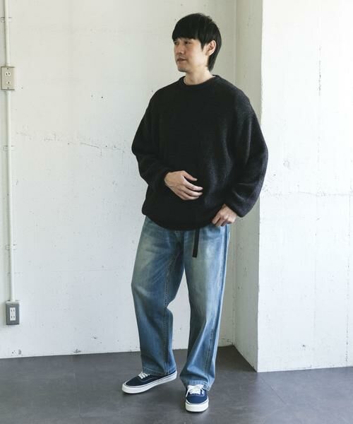 URBAN RESEARCH DOORS / アーバンリサーチ ドアーズ ニット・セーター | メランジシャギー クルーネックニット | 詳細28