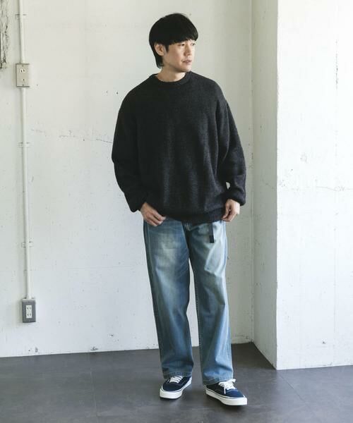 URBAN RESEARCH DOORS / アーバンリサーチ ドアーズ ニット・セーター | メランジシャギー クルーネックニット | 詳細26