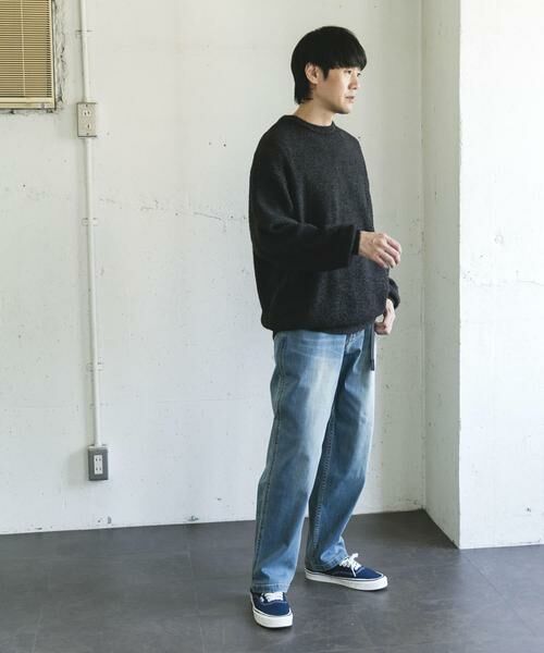 URBAN RESEARCH DOORS / アーバンリサーチ ドアーズ ニット・セーター | メランジシャギー クルーネックニット | 詳細27