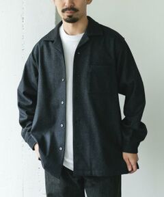 URBAN RESEARCH DOORS / アーバンリサーチ ドアーズ シャツ・ブラウス | ジャージメルトンオープンカラーシャツ