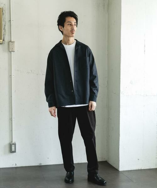 URBAN RESEARCH DOORS / アーバンリサーチ ドアーズ シャツ・ブラウス | ジャージメルトンオープンカラーシャツ | 詳細14