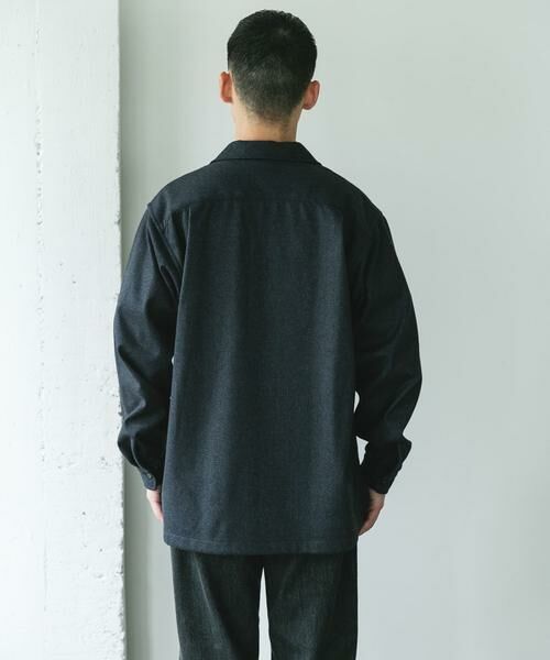 URBAN RESEARCH DOORS / アーバンリサーチ ドアーズ シャツ・ブラウス | ジャージメルトンオープンカラーシャツ | 詳細17