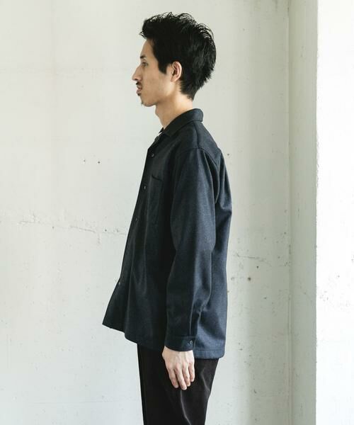 URBAN RESEARCH DOORS / アーバンリサーチ ドアーズ シャツ・ブラウス | ジャージメルトンオープンカラーシャツ | 詳細19