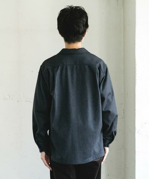 URBAN RESEARCH DOORS / アーバンリサーチ ドアーズ シャツ・ブラウス | ジャージメルトンオープンカラーシャツ | 詳細20