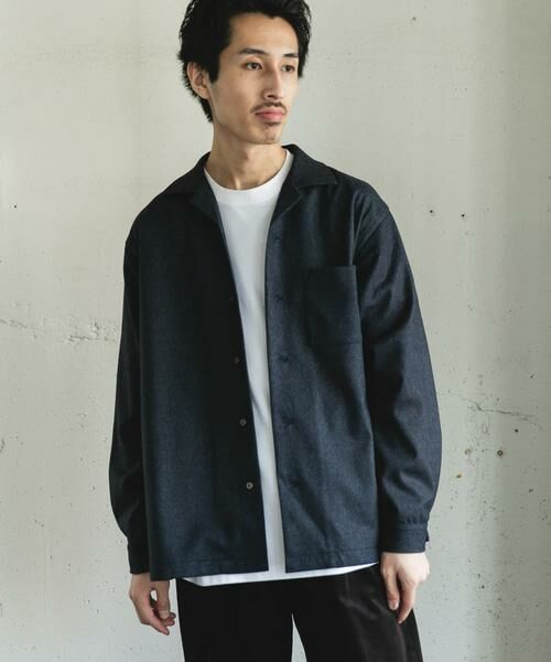 URBAN RESEARCH DOORS / アーバンリサーチ ドアーズ シャツ・ブラウス | ジャージメルトンオープンカラーシャツ | 詳細8