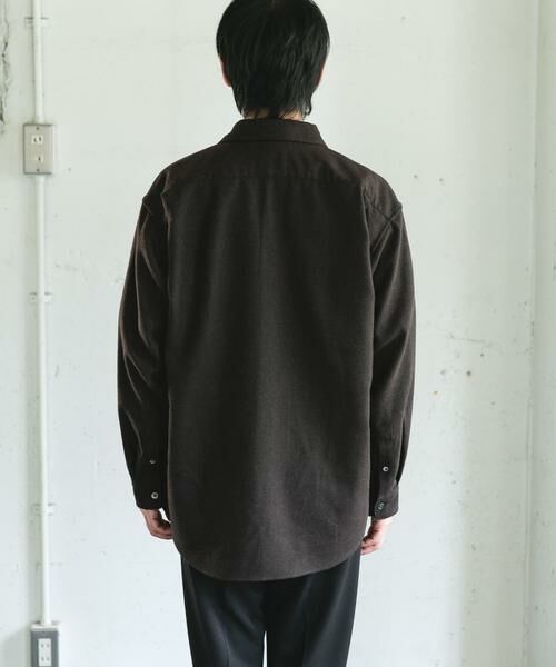 URBAN RESEARCH DOORS / アーバンリサーチ ドアーズ シャツ・ブラウス | フラノレギュラーカラーシャツ | 詳細11