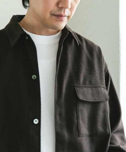 URBAN RESEARCH DOORS / アーバンリサーチ ドアーズ シャツ・ブラウス | フラノレギュラーカラーシャツ | 詳細6