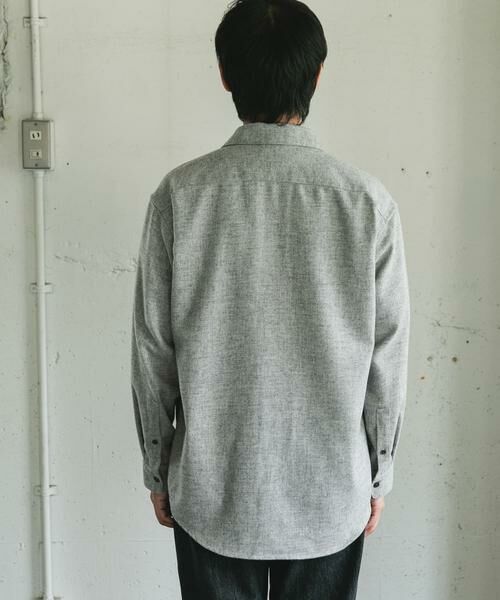 URBAN RESEARCH DOORS / アーバンリサーチ ドアーズ シャツ・ブラウス | フラノレギュラーカラーシャツ | 詳細25